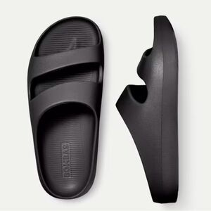 New BOMBAS Men's Friday Sandal Slides Jet Lag Black Size 10
